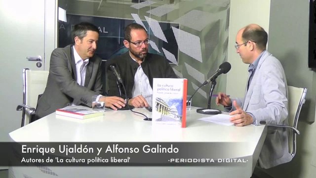 Enrique Ujaldón y Alfonso Galindo, autores de 'La cultura política liberal'. 15-7-2014