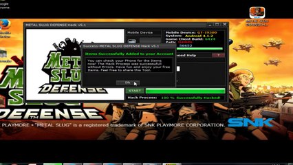 METAL SLUG DEFENSE Hack 2014 Unlock All