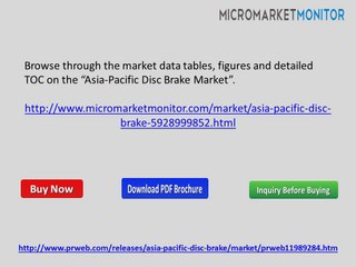 Asia-Pacific Disc Brake Market Worth $7.9 Billion by 2018