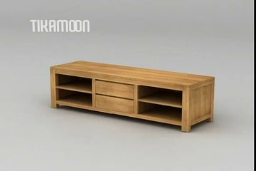 Meuble TV Bas en Teck Tikamoon