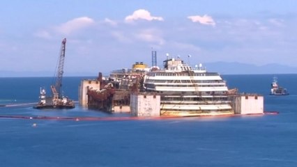 Refloating Concordia: day 2