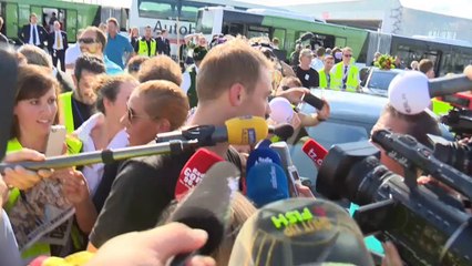 Brasil 2014 - La 'Manchstaff', recibida entre vítores en Múnich