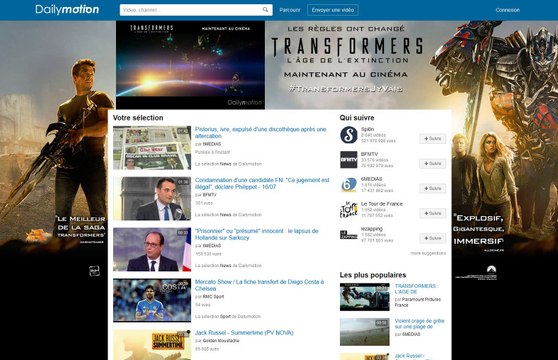 Masthead Video - Transformers L'âge de l'extinction
