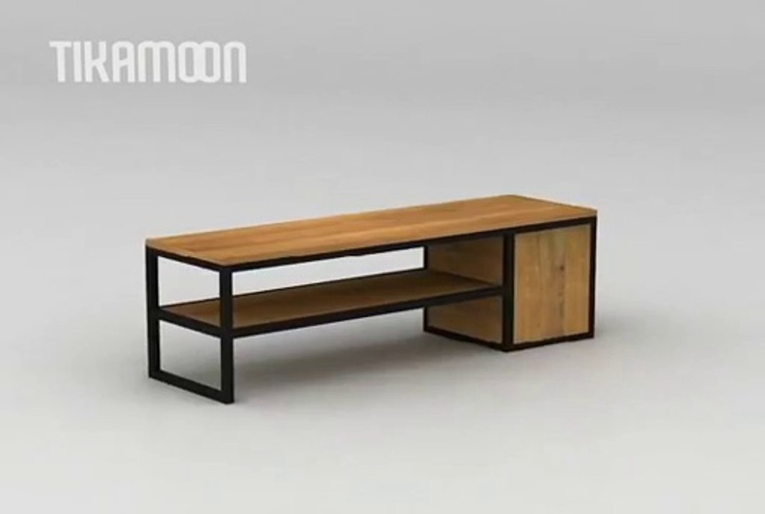 Banc TV en Teck 140 Urban Tikamoon