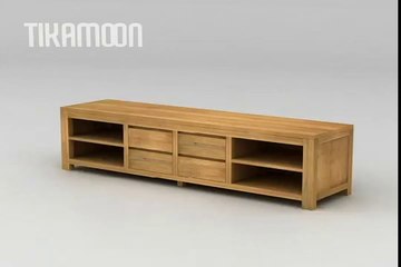 Meuble TV Moderne en Teck 200 Patio Tikamoon