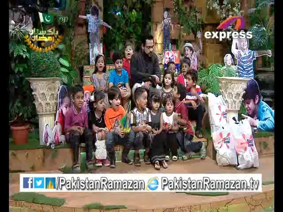 17th Iftari Qasas ul Anbiya,Ao Kahani Sunain & Pakistan se ehad in Pakistan Ramazan 16-7-2014 Part 3