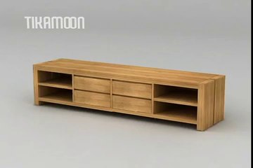 Grand Meuble TV en Teck Eden 200 Tikamoon