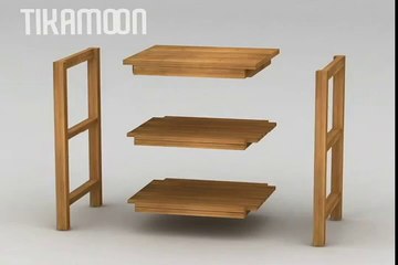 Meuble Sous Vasque en Teck Bahya Solo Tikamoon