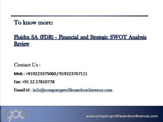 Fluidra SA (FDR) - Financial and Strategic SWOT Analysis Review