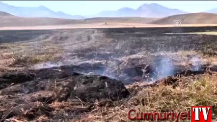 Bu köyde toprak yanıyor