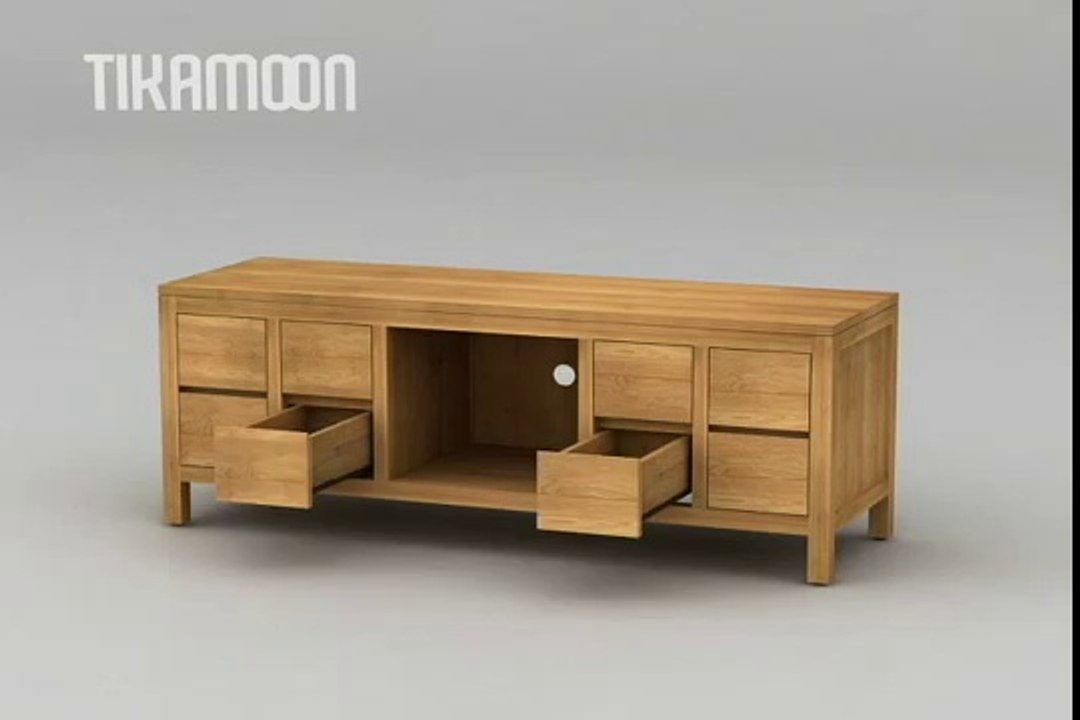 Meuble TV Plasma en teck 140 Milano