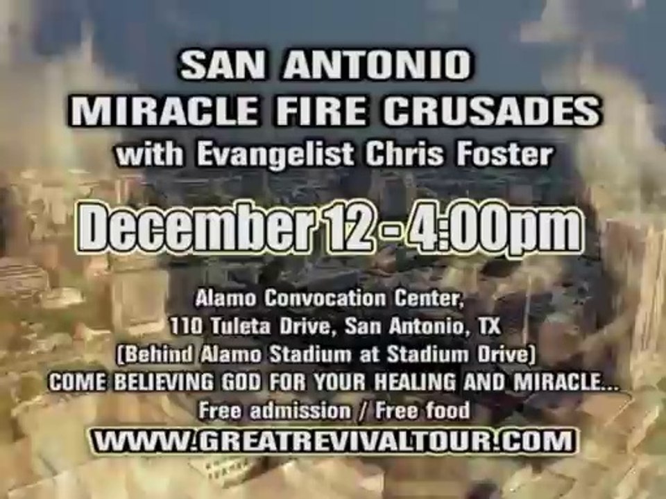 CHRIS FOSTER MINISTRIES / EVANGELIST CHRIS FOSTER