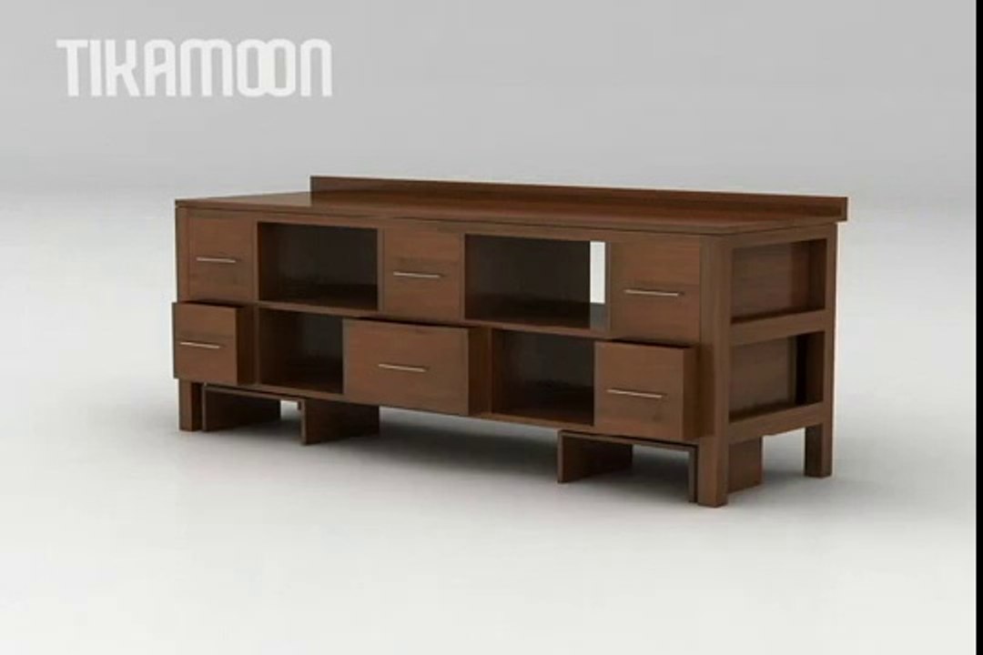 Meuble en teck teinté pour salle de bain Galyno XL Tikamoon