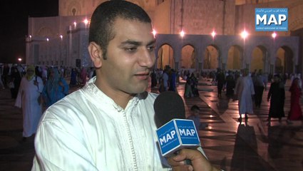 مسجد الحسن الثاني بالدار البيضاء.. قبلة المصلين بكثافة خلال شهر رمضان