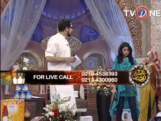 Rooh-e-Ramzan 17th Sehri 16-07-2014 Seg 13
