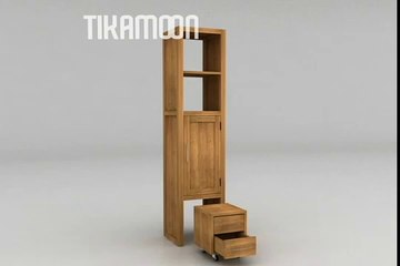 Colonne Layang en teck Tikamoon