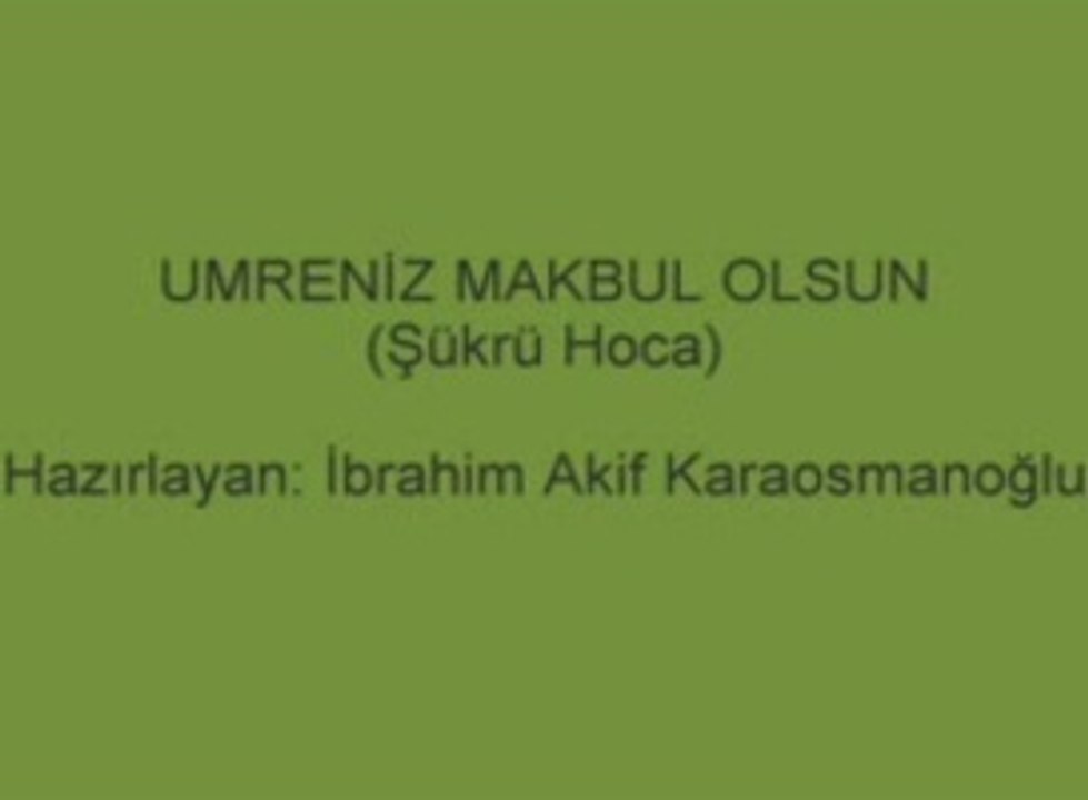ŞÜKRÜ YÜCE   SAMSUN   HAC UMRE   05448768306
