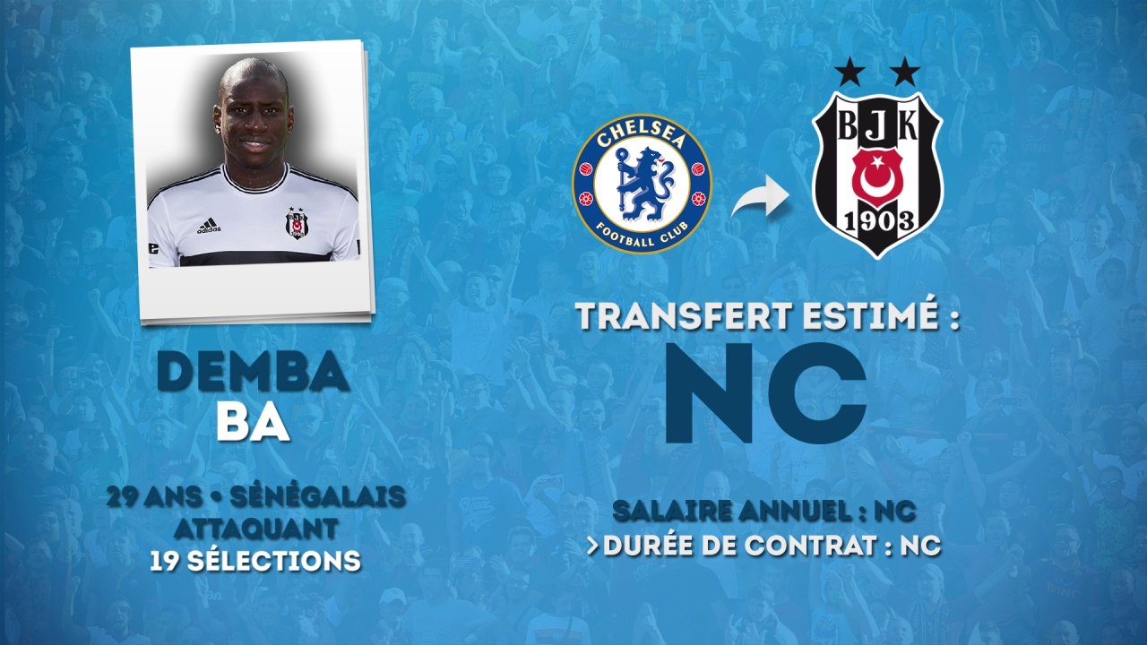 Officiel : Demba Ba quitte Chelsea pour Besiktas !