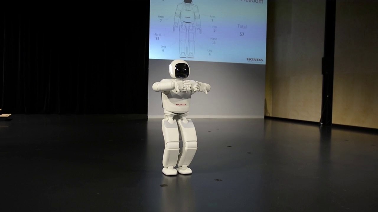 Asimo dance la tecktonik