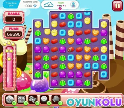 Şeker Patlatma Oyununun Oynanış Videosu
