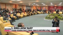 Top diplomats from S. Korea, Japan to hold talks next month sources