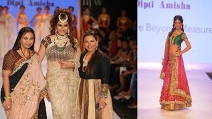 Raveena Tandon & Amyra Dastur On Ramp At India International Jewellery Week IIJW 2014