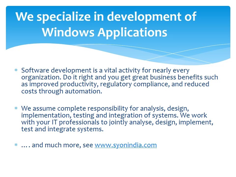 Custom Software Development Company_syonindia.com