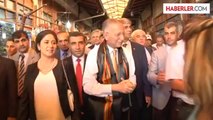 İhsanoğlu, esnaf ziyaretlerinde bulundu -