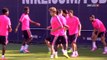 Luis Enrique holds first training session