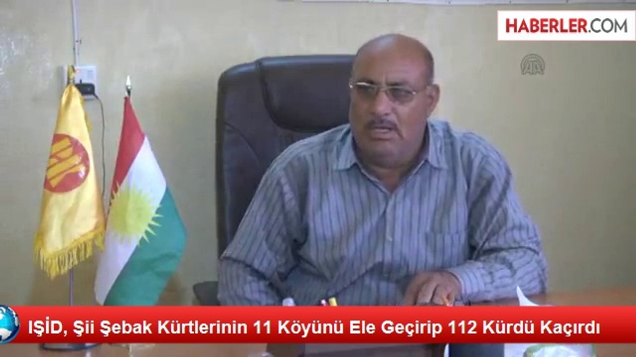 IŞİD, Şii Şebak Kürtlerinin 11 Köyünü Ele Geçirip 112 Kürdü Kaçırdı