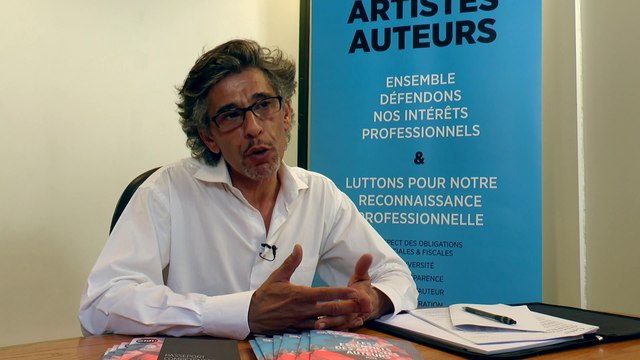 Jean-Marc Bourgeois du syndicat CFDT de la Maison des artistes