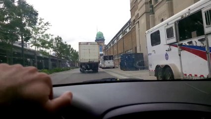 Driving Through Part of the Toronto Honda Indy Race Track