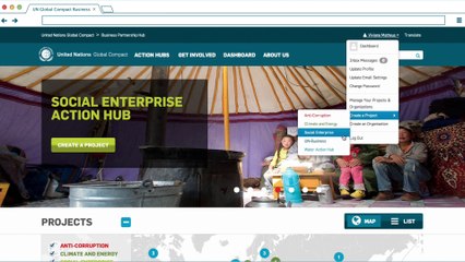 VIDEO:  UN Global Compact Business Partnership Hub