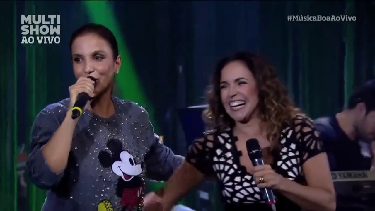 Ivete Sangalo & Daniela Mercury * Brasil Pandeiro * Hino Nacional * Ao Vivo