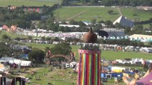 Glastonbury festival 2014 : le site avant / après l'arrivée des festivaliers