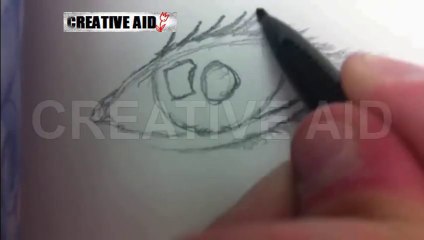طريقة رسم عين حقيقية - How To Draw A Realistic Eye