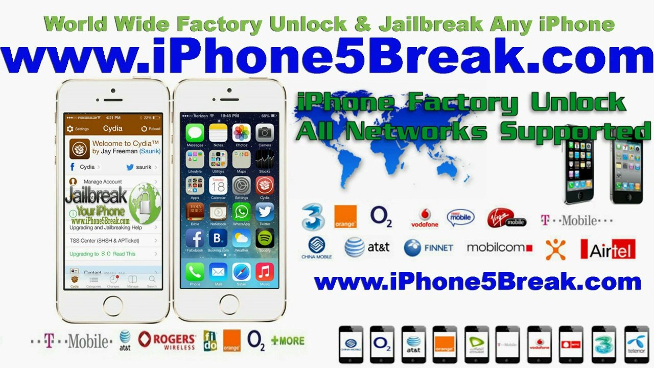 Factory Unlock iPhone 4s verizon Official Jailbreak iOS 7.1.2 Untethered 5S5C54S3GS