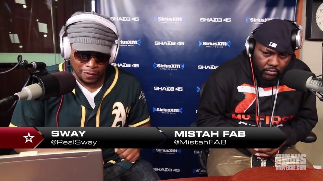 Mistah FAB 5 Fingers of Death Freestyle @ Shade 45 Sway In The Morning , 07-14-2014