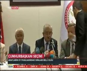 Cumhurbaşkanlığı Seçimlerindeki Oy Pusulasında Adayların Yerleri Belli Oldu
