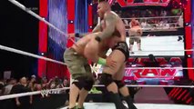 John Cena & Roman Reigns vs. Randy Orton, Seth Rollins & Kane - 3-on-2 Handicap Match_ Raw, July 14