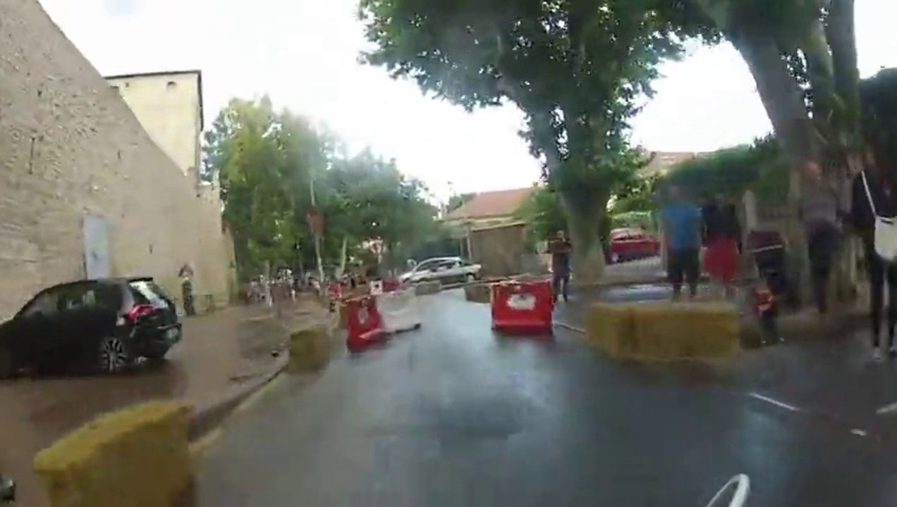 Caisse à  Savon en caméra embarquée à Trets 12 juillet 2014