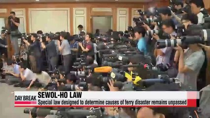 Parties fail to adopt special law to uncover cause of ferry disaster