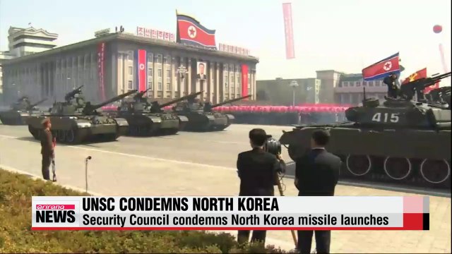 Security Council condemns North Korea missile launches