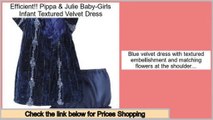 Cheap Pippa & Julie Baby-Girls Infant Textured Velvet Dress