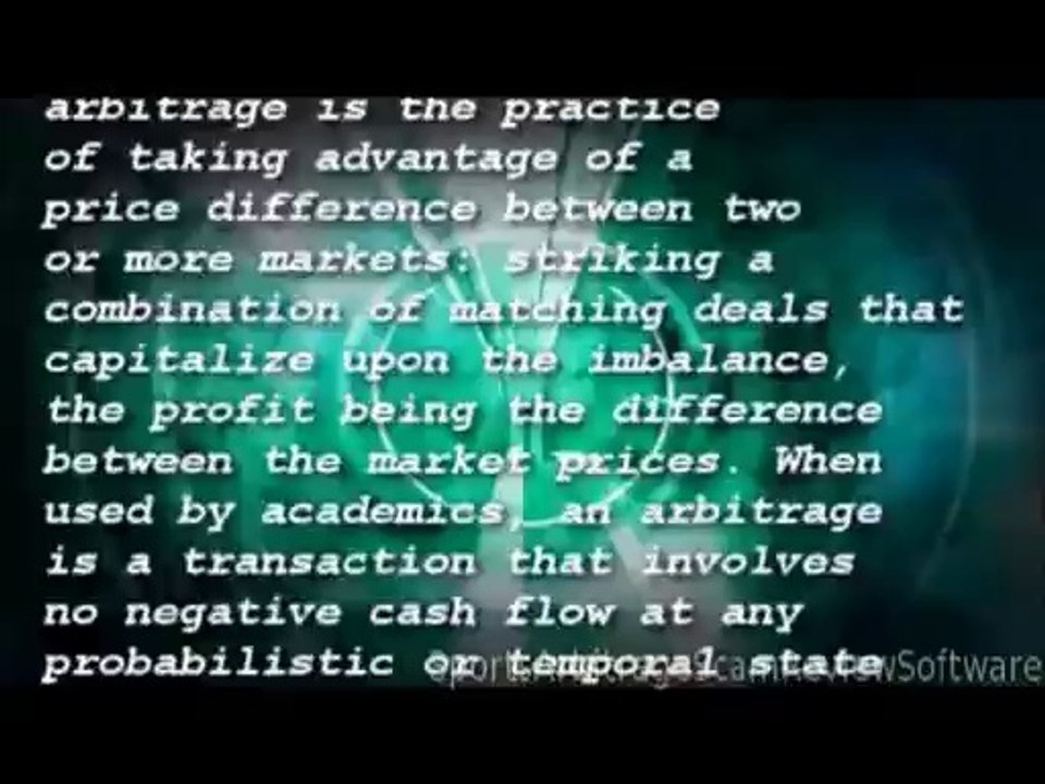 horse arbitrage software  Sports Arbitrage Review