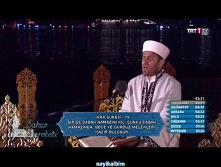 H.Lütfi Ramazanoğlu İsra suresi Ramazan 2014