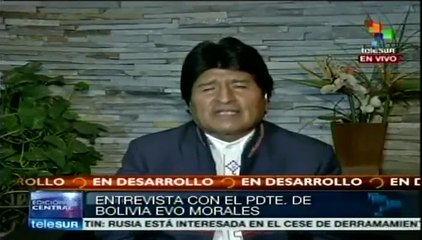 Evo Morales urge a ONU actuar ante genocidio en Palestina