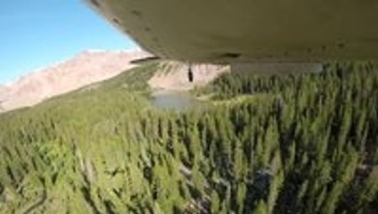 Aerial fish restocking in Utah