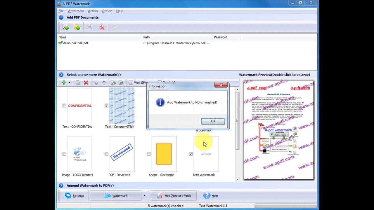 PDF Stamp - Batch Add Text, Image, Stamp to PDF