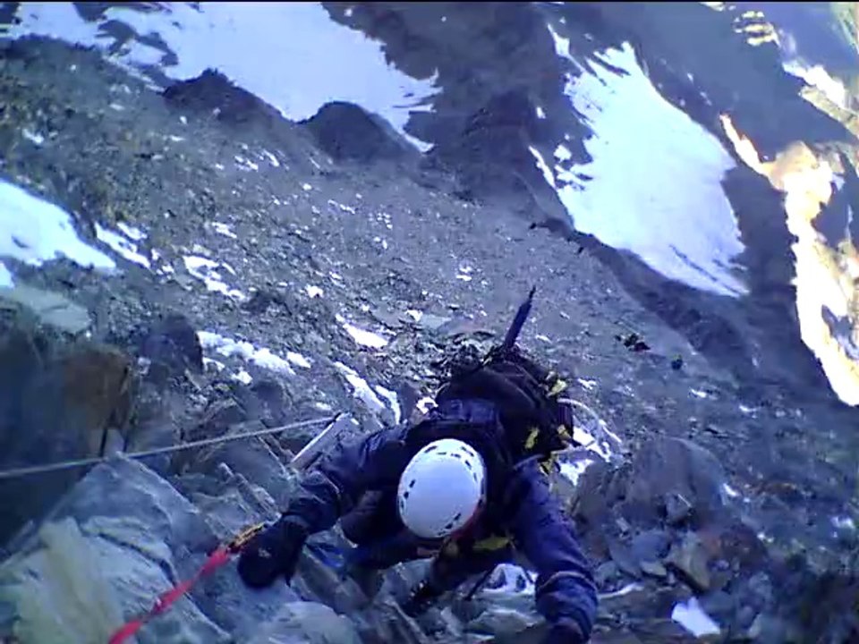 Aiguille du gouter  Montée  les  200 derniers  mètres